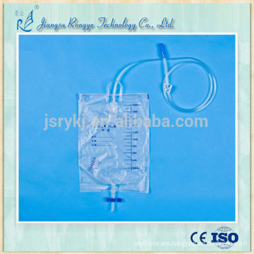 2000ml disposable medical sterilized urine bag